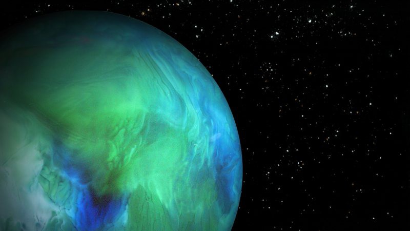 Impresionantes imágenes del espacio creadas con comida y un escáner