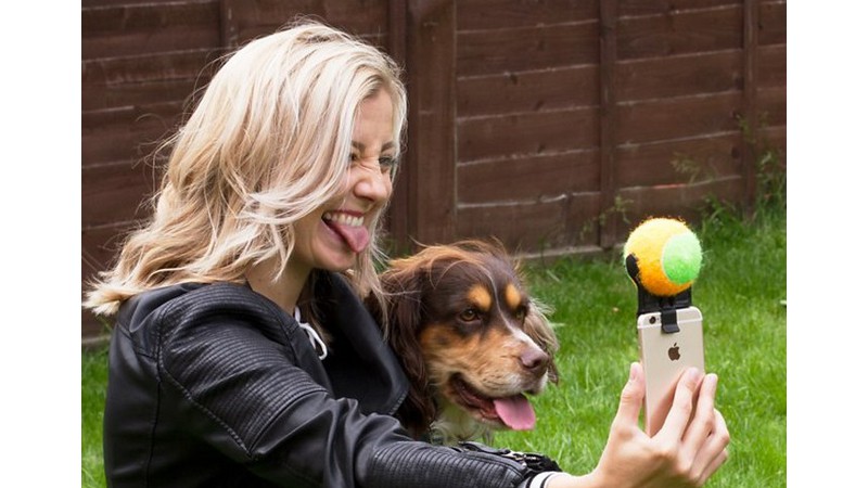 Un palo de «selfie» para tu perro