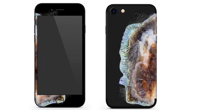 Dale a tu iPhone el aspecto de un Samsung Galaxy Note 7 quemado