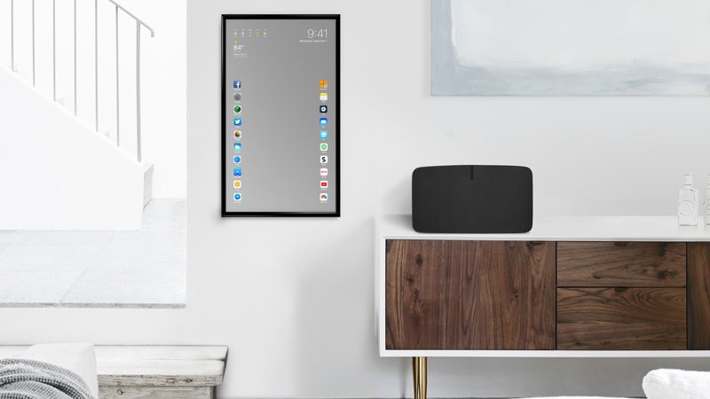 El «Apple Mirror», un espejo táctil basado en iOS 10