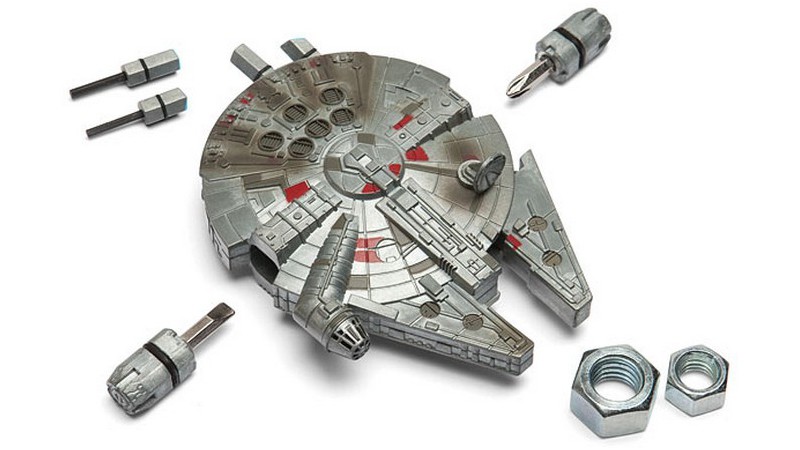 Herramienta multiusos con forma de Halcón Milenario de Star Wars