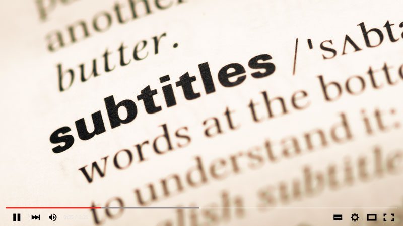Cómo se utilizan los subtítulos en YouTube