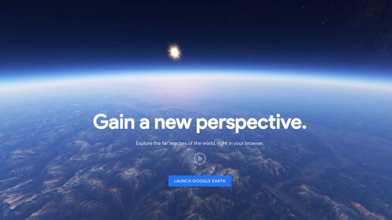 El nuevo Google Earth funciona en tu navegador Chrome