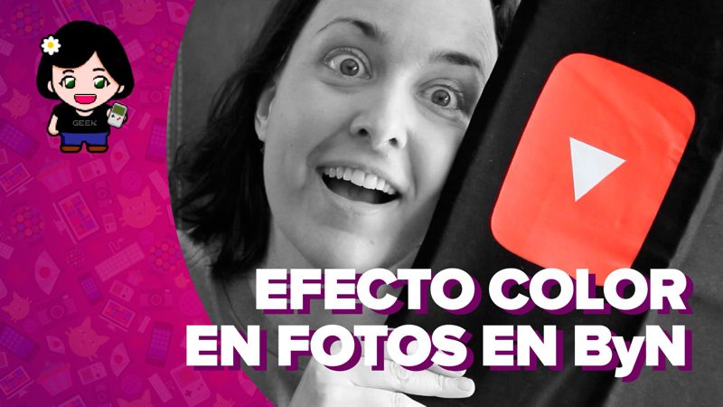 Vídeo: cómo aplicar un efecto de color selectivo a una foto en blanco y negro