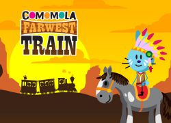 Comomola Far West Train convierte a los niños en maquinistas del Lejano Oeste