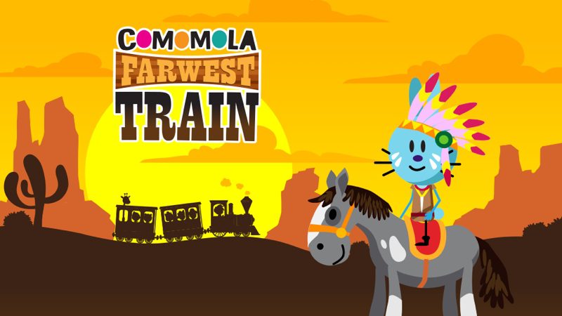 Comomola Far West Train convierte a los niños en maquinistas del Lejano Oeste