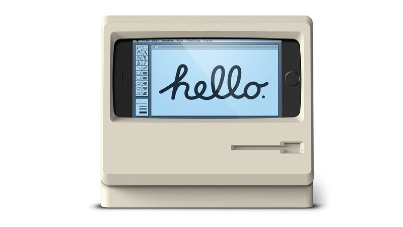 Soporte para iPhone en honor al Mac Classic