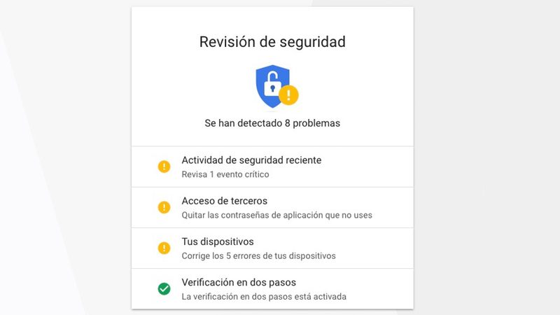 Cómo hacer una revisión de seguridad en tu cuenta de Google