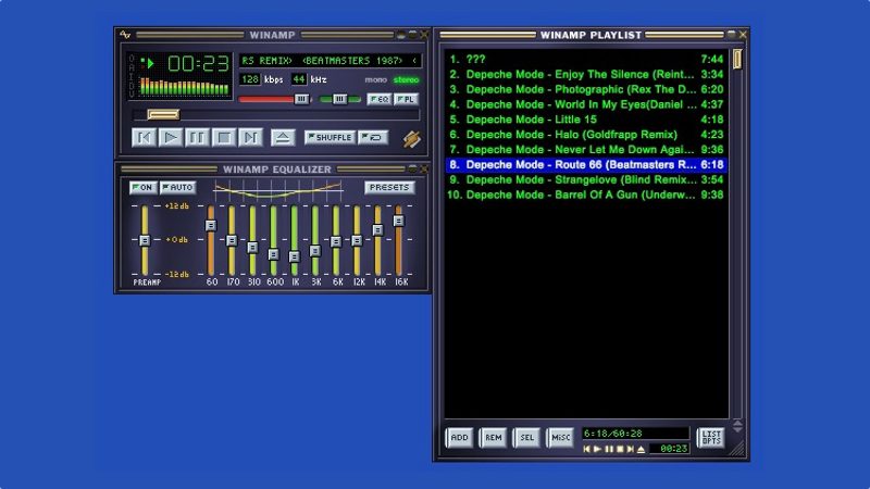 El clásico Winamp vuelve… a tu navegador