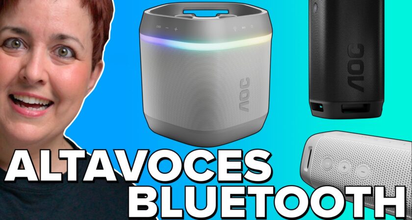 Disfruta de tu música favorita con estos altavoces bluetooth