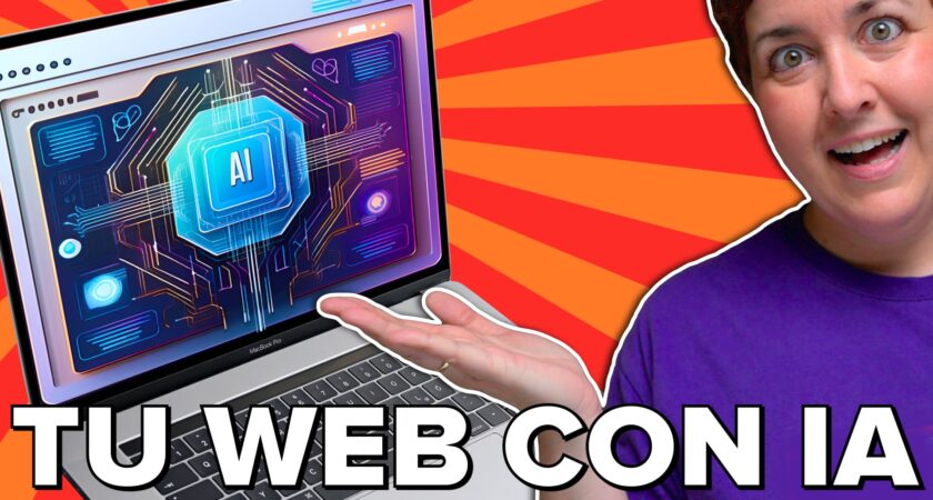 Cómo crear una página web con IA